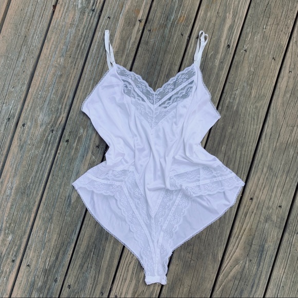 Vintage 80s Milco of NY Bodysuit Negligée - Picture 8 of 8